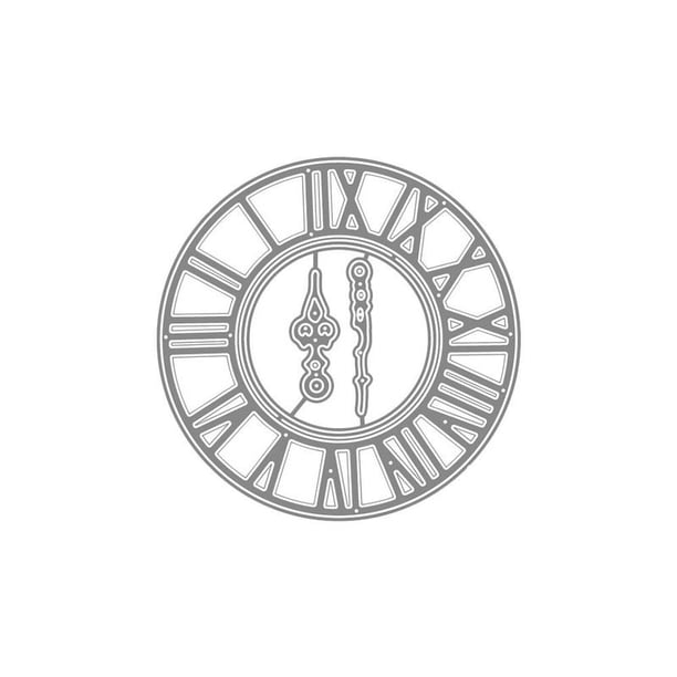 dmmmm Clocks Time Cutting Dies Metal Die Cutting Die for DIY ...