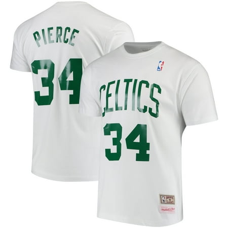 Paul Konerko Jersey - Paul Pierce Boston Celtics Mitchell & Ness Hardwood Classics Name & Number T-Shirt - White