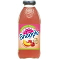 thumbnail image 2 of Snapple Raspberry Peach, All Natural, 16 Fl Oz (Pack of 8, Total of 128 Fl Oz), 2 of 5