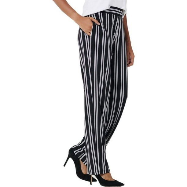 susan graver liquid knit pants with pockets