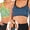 Green,Blue, variant on YouLoveIt Women Sports Bras, 2 pack Racerback Sports Bra Middle Impact Active Gym Yoga Workout Sports Bras Wireless Seamless Sports Bra