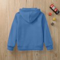 thumbnail image 5 of Toddler Hoodie Solid Color Casual Hoodie for Girls Long Sleeve Zip up Fall Clothes Cute Shirts for Girls 4-5 Years, 5 of 6