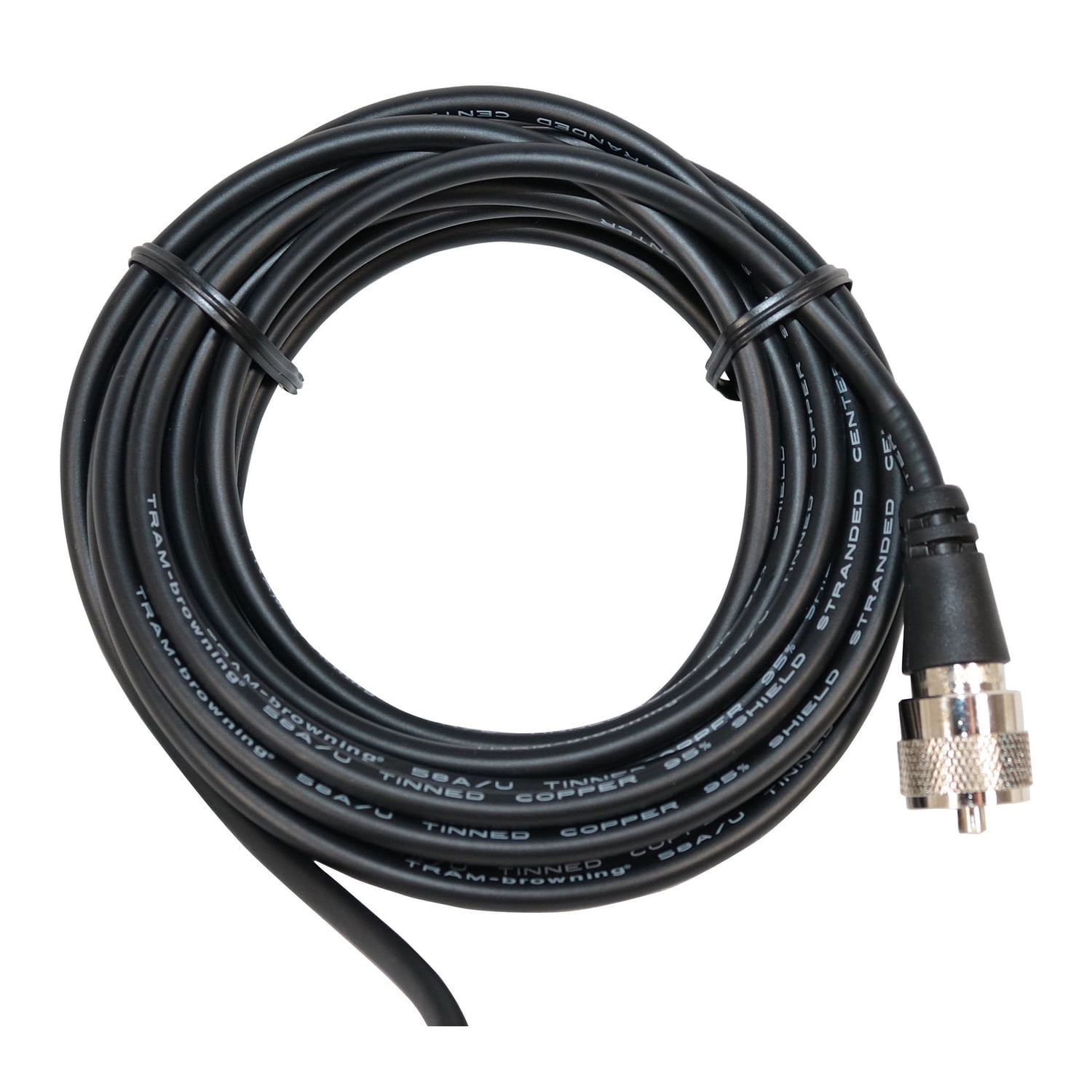 Tram 150 MHz to 155 MHz VHF Pre-Tuned Magnet Antenna, 19-1/4-In. Tall with 12-Ft. RG58 Cable and PL-259 Connector, 10201