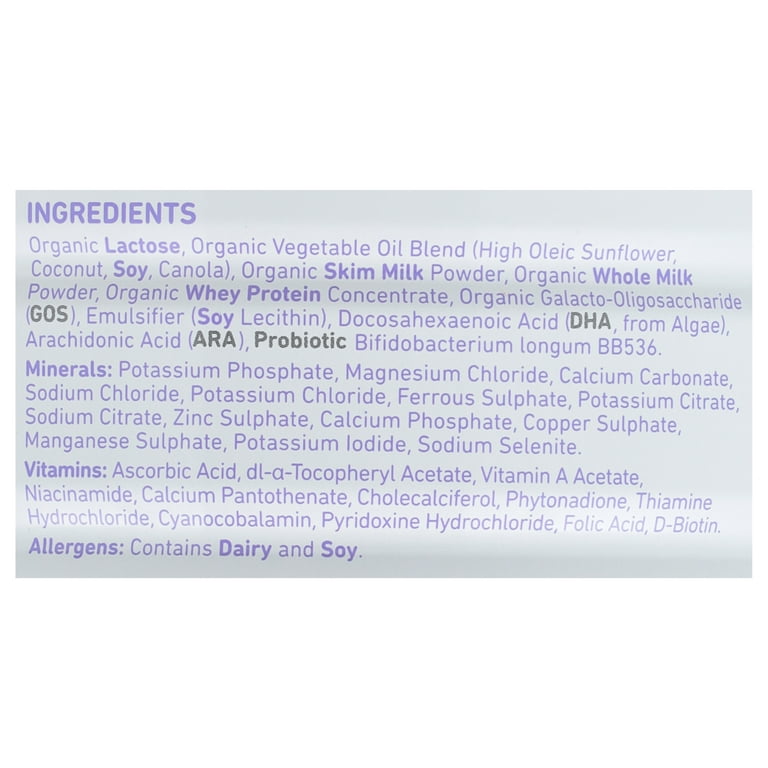 Bubs Organic® Grass Fed Follow-on Formula Stage 2, 800g (6