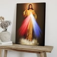 thumbnail image 5 of ADALE Sacred Heart of Jesus I Trust In You Divine Mercy Christian Poster Canvas Wall Art Living Room Wall Art Bedroom Decor Prints Pictures Framed 8x10 Inch, 5 of 6