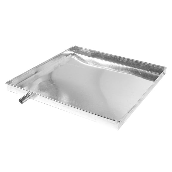 IBASETOY Sturdy Plastic Portable Drain Pan for Air Conditioners with Galvanized Iron