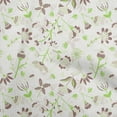 thumbnail image 1 of oneOone Velvet Light Green Fabric Florals Craft Projects Decor Fabric Printed By The Yard 58 Inch Wide, 1 of 4