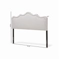 thumbnail image 3 of Baxton Studio Nadeen Modern and Contemporary Greyish Beige Fabric Full Size Headboard, 3 of 7