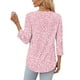 thumbnail image 5 of Blusas tipo túnica OFEEFAN, holgadas, elegantes, con cuello en V, mujer H 3, 5 of 5