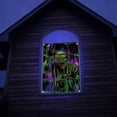thumbnail image 3 of Halloween Fluorescent Window Banner 31.5 x 47.2 Inches Glow in Dark Window Cover with Skull Design Hanging Scary Decor for Home D, 3 of 4