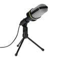 thumbnail image 4 of Yeacher Desktop Microphone with Tripod Professional Podcast Studio Microphone For Laptop/PC (3.5mm Jack/2.1M-Cable) For Recording Vocals & Acoustic Instruments, 4 of 7