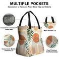 thumbnail image 3 of Boho Bohemian Art Drawstring Lunch Bag Women - Drawstring Lunch Bag Insulated for Work Office - Stain-Resistant Large Lunchbags for Women with Multi-Pockets, 3 of 6