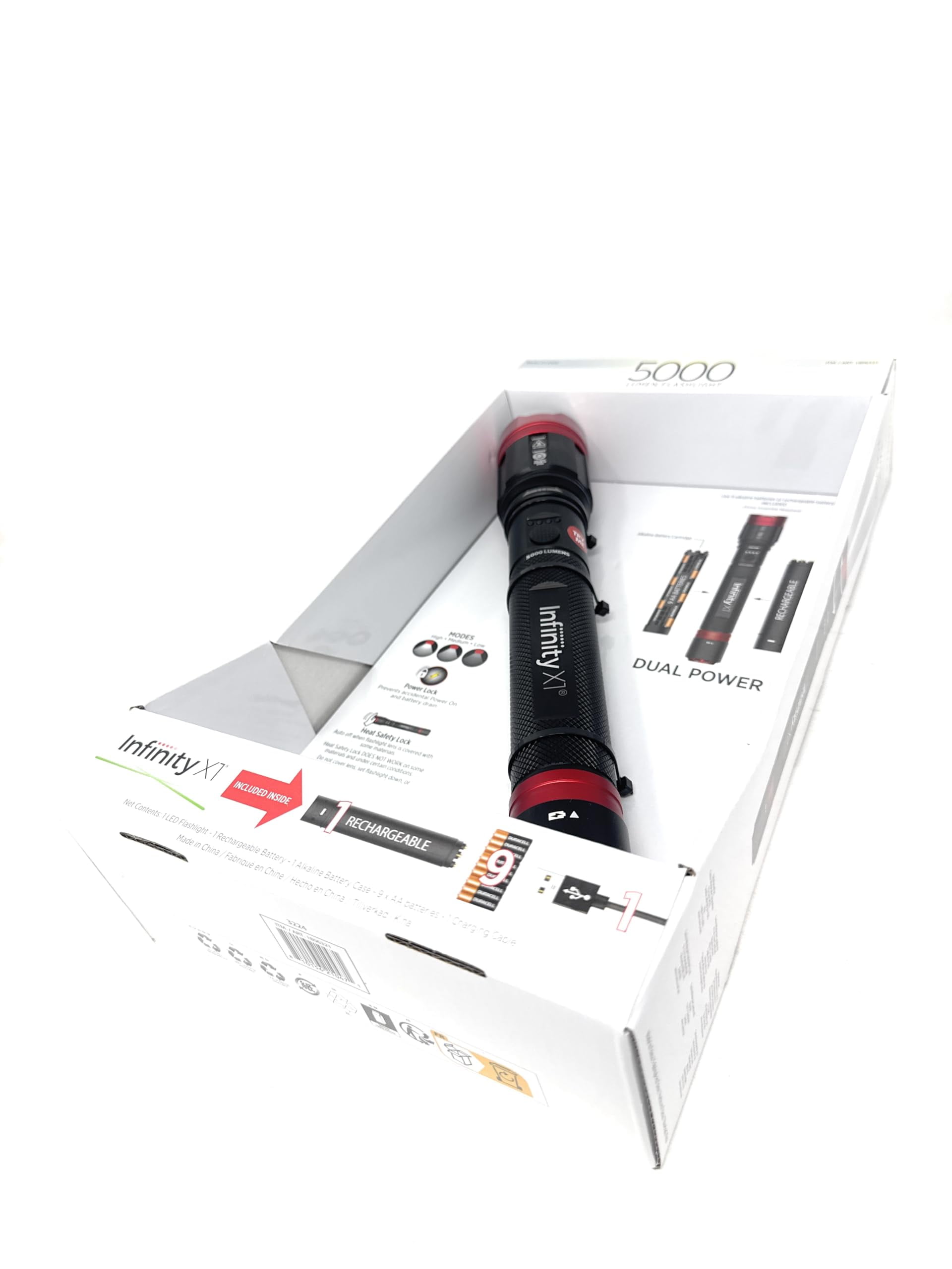 Infinity X1 5000 Lumens Flashlight