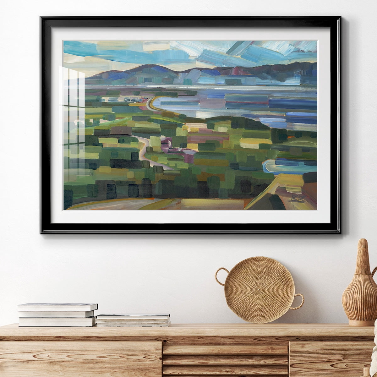 View From Goose Park Premium Framed Print - Ready to Hang