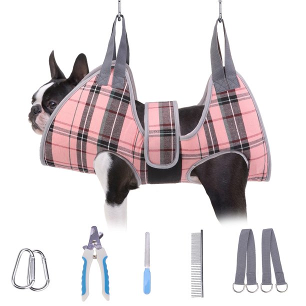 Cunha de Grooming BEAUTYZOO para Perros Pequeños y Gatos Rosa
