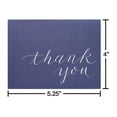 thumbnail image 4 of American Greetings Thank You Cards, Navy Blue with Brown Kraft-Style Envelopes (50-Count), 4 of 6