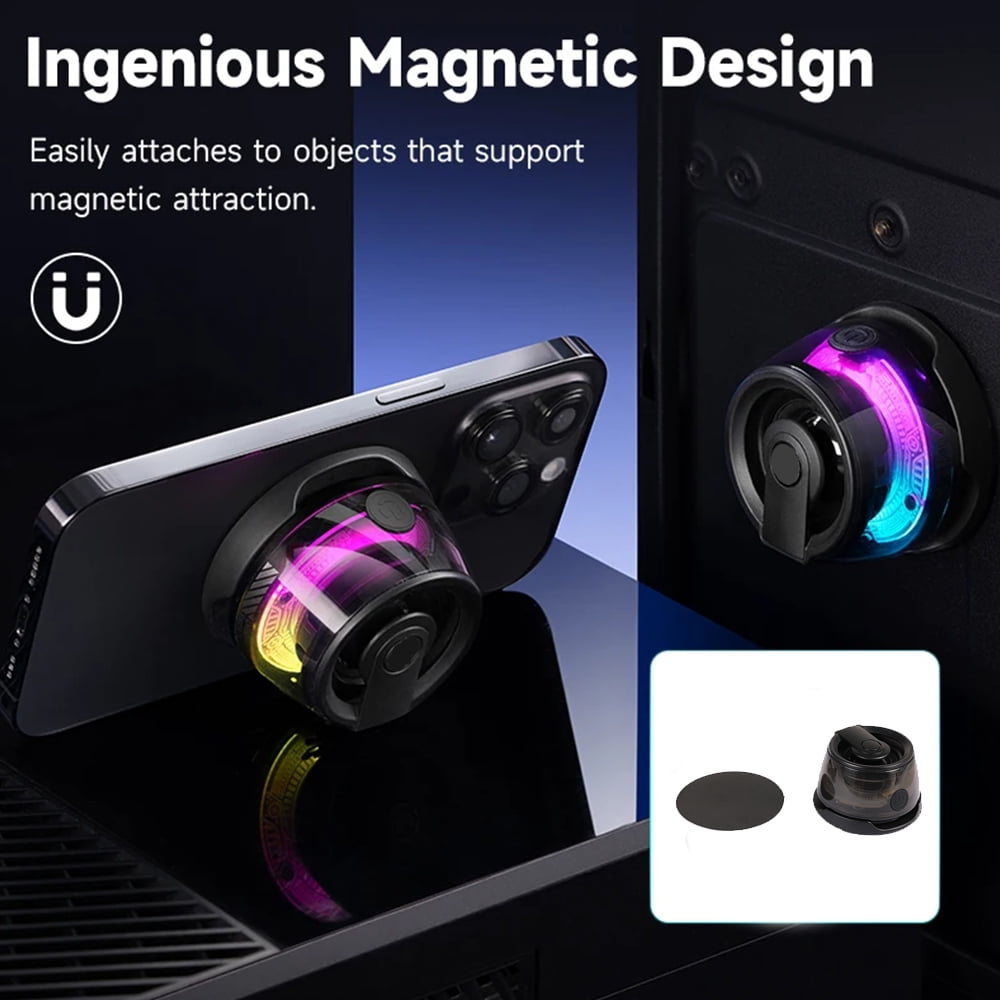 Pizens Portable Bluetooth Speaker, IPX5 Waterproof Mini Magnetic Bluetooth Speaker