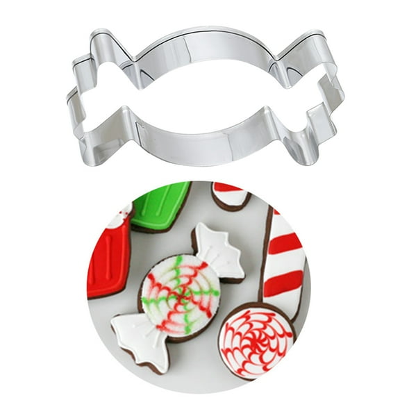 TEHAUX Stainless Steel Cookie Cutters Set for Baking Use 2PCS Silver Color