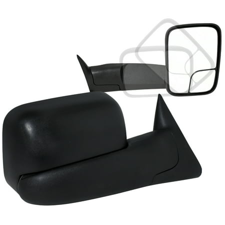 Spec-D Tuning For 1998-2001 Dodge Ram 1500 Power Heat Towing Fold Out Mirrors 98-2002 Ram 2500 3500 1998 1999 2000 2001 (Best Shocks For Towing Dodge)