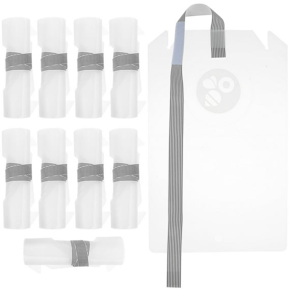 GOOHOCHY Multifunctional Clothing Folder Plastic 10Pcs 14.93X9.43X0.04in