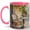 Pink, variant on French Cafe Corner 11oz Ceramic Mug, Watercolor Street Scene