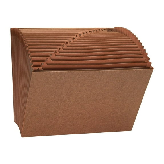 Smead TUFF® Expanding Files A-Z no Flap Brown Letter (70425)