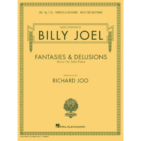 Billy Joel - Fantasies & Delusions: Music for Solo Piano, Op. 1-10, (Paperback)
