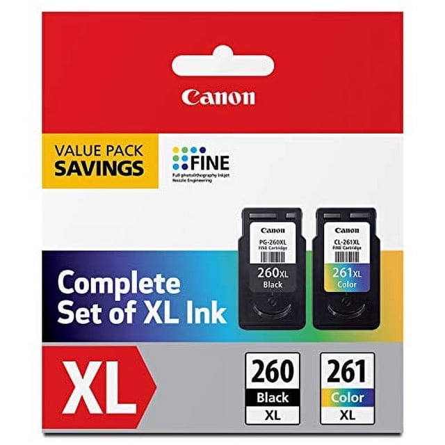Cartucho de Tinta Canon PG-260 XL/CL-261 XL Value Pack