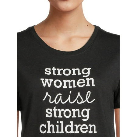 Way To Celebrate Women's Strong Graphic T-Shirt