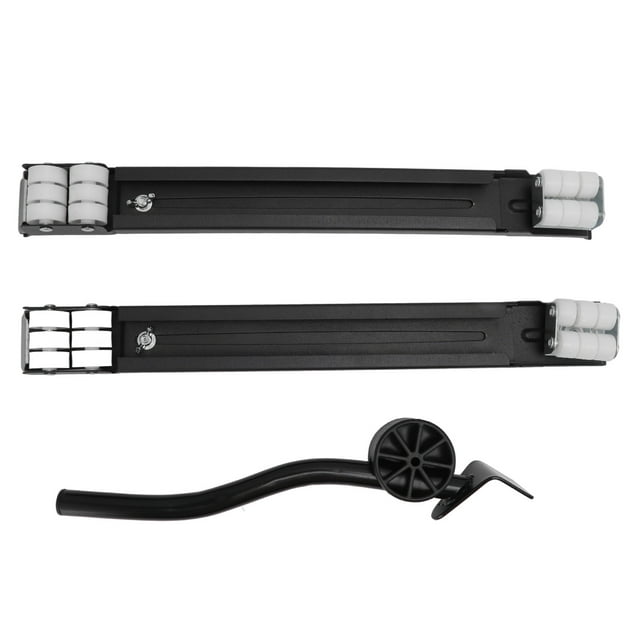 Rouleau pour Appareil, Rouleau Multifonction pour Réfrigérateur Charge 300 kg Stable pour Objets Lourds Noir