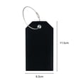 thumbnail image 3 of Pu Leather Luggage Tags With Metal Hoop Labelling Suitcase Tags Luggage Bag Labels For Home Office School, 3 of 9