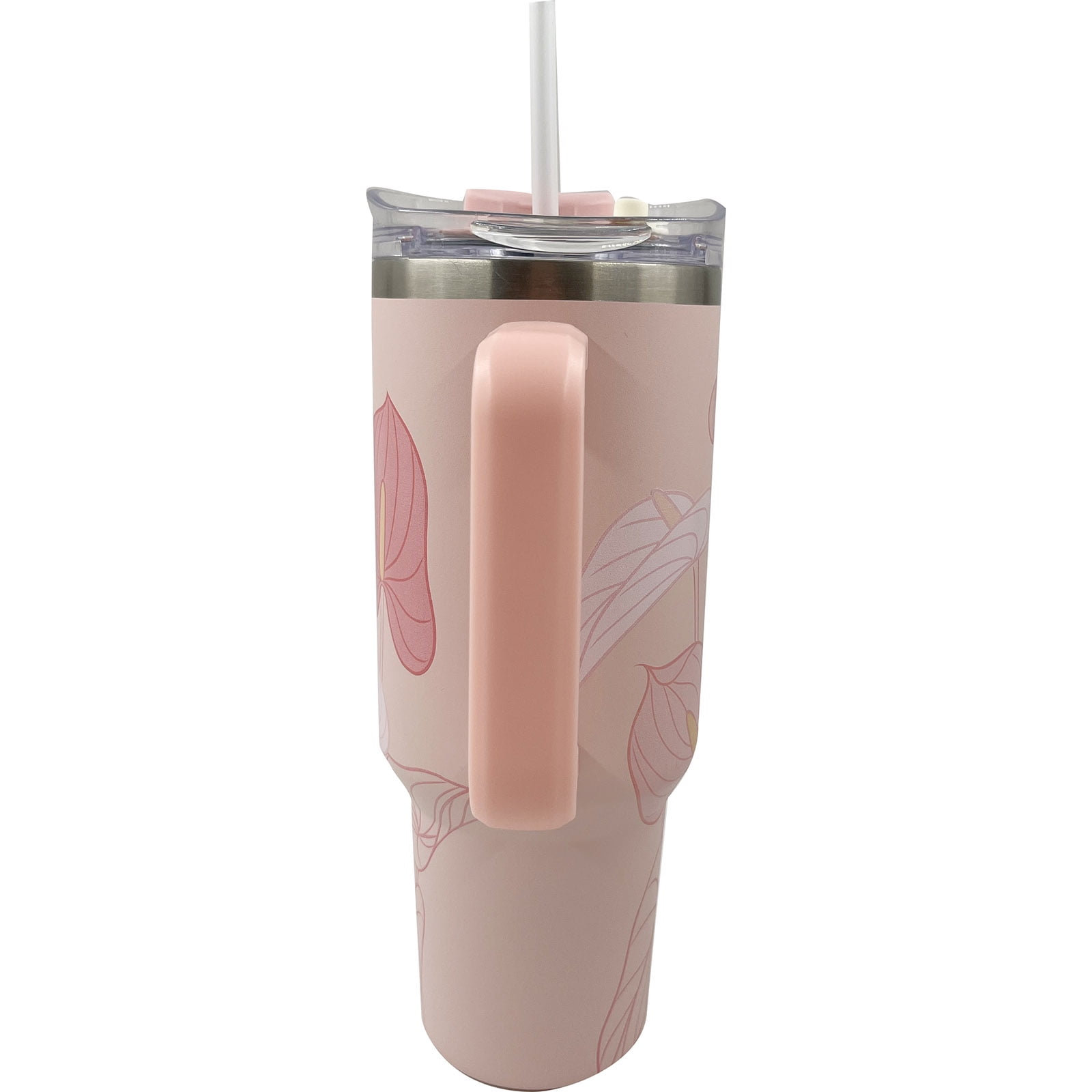 Natural HI Tumbler Anthurium 40 oz with Straw