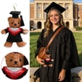 thumbnail image 1 of Fufafayo Graduation Teddy Bear Keychain, PhD Graduation Gift With Cap And Gown Stuffed Doll, Commencement Bear Decor For Backpack Purse College Graduate, 1 of 7