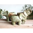 thumbnail image 4 of Coofit Succulent Pot Ceramic Elephant Flower Pot Succulent Planter Plant Pot for Home, 4 of 7