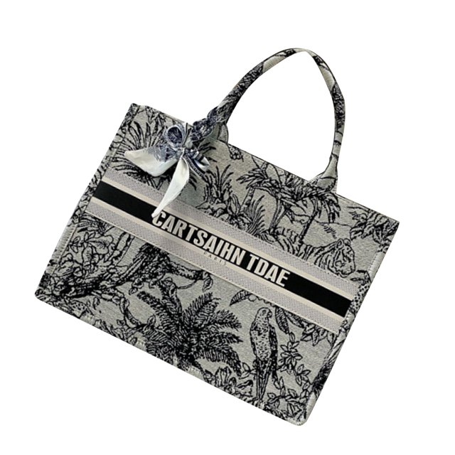 Bolso de mujer, bolso de mano con estampado de pájaros, bolso de mano grande con estampado de pájaros, bolso de mano de ingeniería de precisión