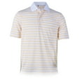 thumbnail image 1 of Monterey Club Men's Emery Stripe Texture Golf Polo Shirt #1672, 1 of 2