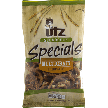 Utz Sourdough Specials Multigrain Pretzels 14 oz. Bag (4 Bags)