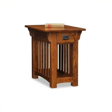 Leick Furniture Mission Chairside Table with Storage