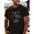thumbnail image 1 of Casual Cotton Blend Men's Classic Vintage Truck Graphic T-Shirt - Round Neck, Summer Collection for Couples and Casual Outings, Casual Sporty Tee, Summer Gifts, 1 of 6