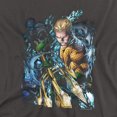 thumbnail image 2 of JLA Aquaman #1 Women's T Shirt, Charcoal, Medium, 2 of 6
