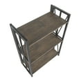 thumbnail image 6 of LumiSource Indy 34"H 3-Shelf Bookcase, Black/Brown, 6 of 6