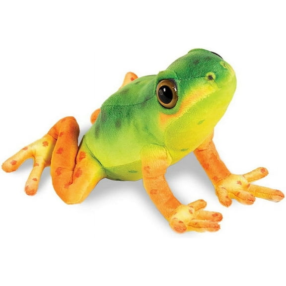 Real Planet Arrow Posion Frog Polka Dot Green 15 Inch Realistic Soft Plush