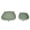 Olive Green, variant on Cute Panda Silicone Baby Feeding Plates and Suction Bowl Set for Toddlers - Non Slip Soft Self Feeding Dish Set, 2 Piece (Beige / 7.87 x 6.30 Inches)