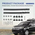 thumbnail image 4 of MOSTPLUS Roof Rack Cross Bar Crossbars Luggage Carrier for 09-15 Honda Pilot w/ Side Rail, 4 of 6