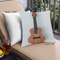 thumbnail image 1 of Ahgly Company Music Guitar Outdoor Throw Pillow, 18 inch by 18 inch, 1 of 6