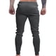 thumbnail image 3 of Pantalones largos para hombre, color a juego, bolsillos, cremallera, cuerda, pantalones casuales, pantalones para hombre, 3 of 5