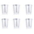 thumbnail image 6 of 1/6Pcs 11-16Cm Root Control Clear Plastic Orchid Pots With Holes Transparent Flower Pot Succulents Plant Prevent Plant Decay, 6 of 9