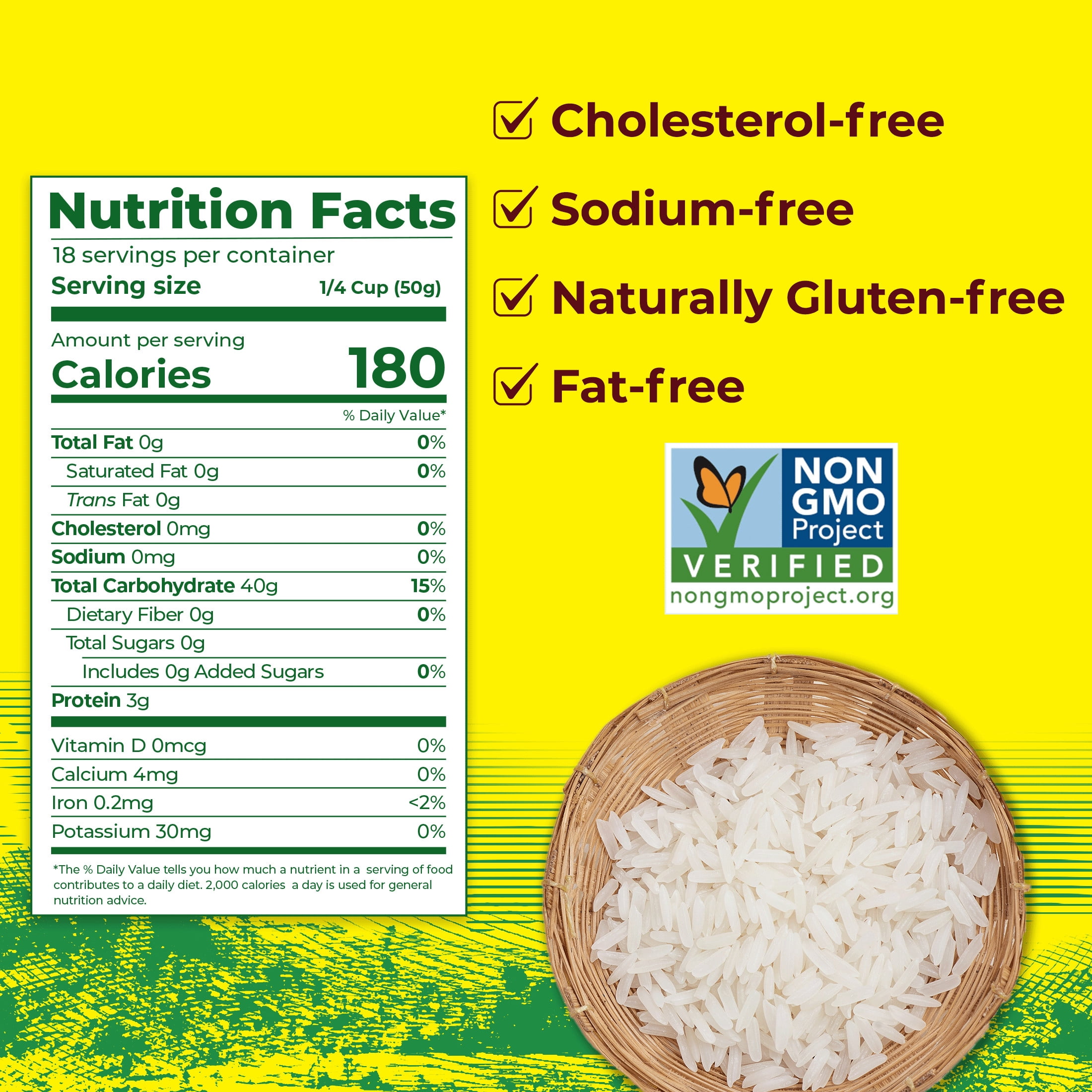 (12 pack) Golden Star Prime Grade Thai Hom Mali Jasmine Rice, 2 lb