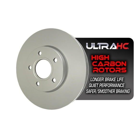 UltraHC Coated High Carbon Brake Rotor, Front UR005499, Ford Focus 2018-2012
