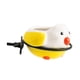 thumbnail image 3 of Comedero para pájaros de cerámica, con soporte de abrazadera, para jaula de pájaros. Amarillo, 3 of 9